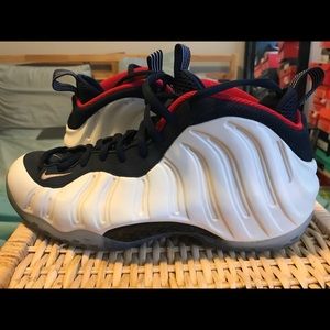 Nike foamposite size 10.5 Olympic colorway